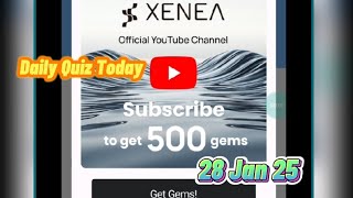 update xenea wallet voucher code today 28th ,xenea daily quiz code today #xenea #xeneawallet #wallet