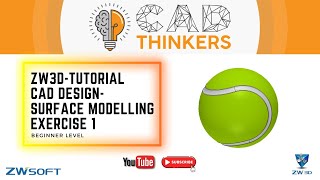 ZW3D Tutorial - Surface Modelling - Beginner level - Exercise 1