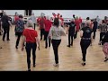 In Walked You Line Dance Demonstration with Maggie Gallagher in Oxfordshire