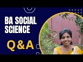 BA Social Science 2023 /Open University Courses/Update in Tamil