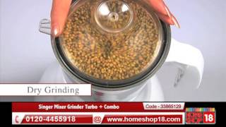 Homeshop18.com - Singer Mixer Grinder Turbo + Combo