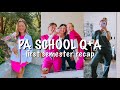 PA SCHOOL Q+A | my honest first semester experience!