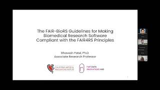 SciCodes Meeting 2023-04-20: The FAIR-BioRS Guidelines