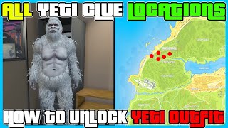 HOW To Unlock The YETI OUTFIT In GTA 5 Online - ALL YETI CLUE LOCATIONS 2024