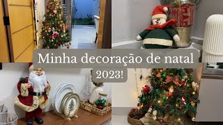 DECORAÇÃO DE NATAL 2023 | Decorei a CASA NOVA