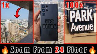 Samsung S22 ultra 100x zoom from 24th floor | s22 ultra 100x zoom test live