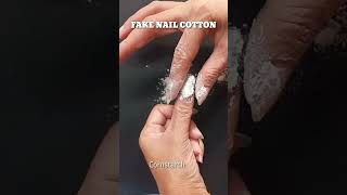 BEST Fake Nail Cotton DIY at Home 2022 #shorts