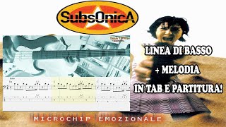 Subsonica - Discolabirinto COVER AL BASSO (con TAB e PARTITURA)