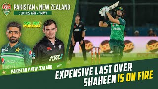 Shaheen Afridi Goes Big! Glorious Striking in Last Over | Pakistan vs New Zealand | 4th ODI 2023