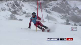 Robby Kelley run 1 Wengen WC Slalom - first slalom points