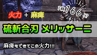 【MHW:IB】火力＋麻痺＝メリッサーニ の魅力を伝えたい（チャージアックス装備）【モンハン：アイスボーン】