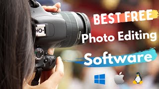 Top 7 Best FREE PHOTO EDITING Software (2022) | Best Photoshop Alternative | eTechniz.com 👍