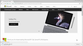 Download and install SQL Server 2014 Express