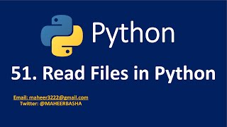 51. Read Files in Python