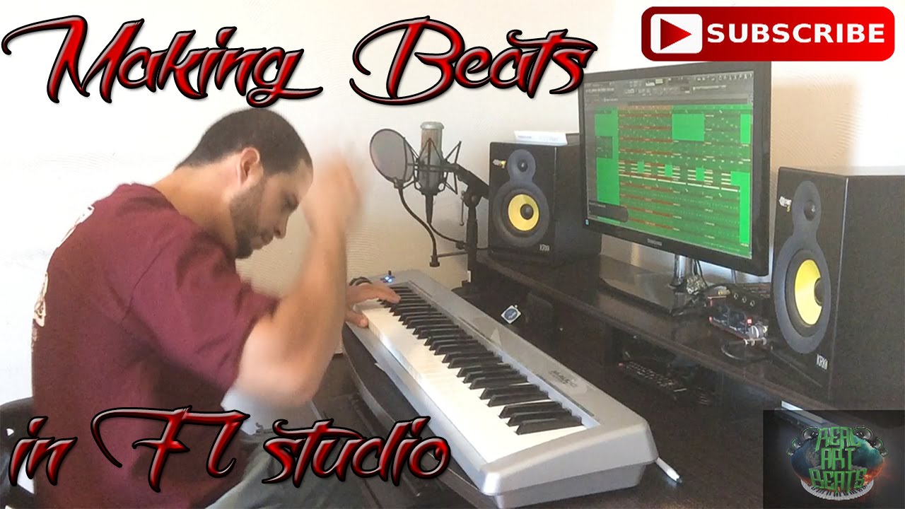 MAKING BEATS IN FL STUDIO PRODUCED BY REAL ART BEATS - YouTube