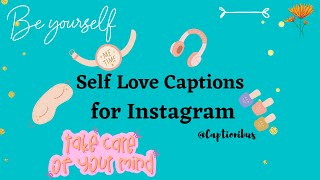 Self Love Captions for Instagram || Self Love Quotes 2021 || One Line Self Love Quotes
