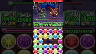 パズドラ スカーレット降臨 劉備周回 片方無課金編成で簡単！編成難易度激低