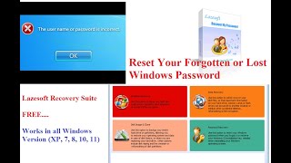 Reset Your Forgotten or Lost Windows Password with the Lazesoft Recovery Suite