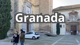 🇪🇸 Recorriendo Granada en 4K: Desde el Monasterio de San Jerónimo hasta la calle Recogidas🚶‍♂️