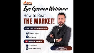 How to BEAT THE MARKET and supercharge your trading game? || LIVE Workshop 🔴 || NETA