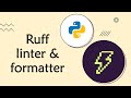 Ruff python linter and formatter setup with VS Code Extension