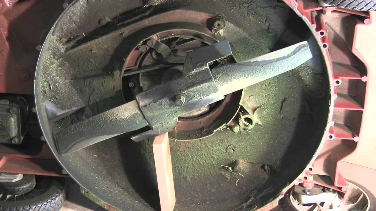 How To Remove A Lawnmower Blade - YouTube