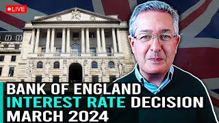 Bank of England Interest Rate Decision March 2024 - My Take
