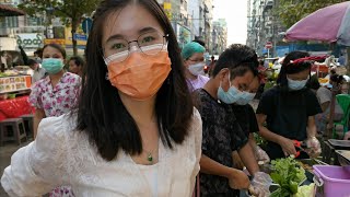 緬甸美食-麻辣香鍋-仰光唐人街華人女孩｜Burmese Cuisine-Spicy Pot-Yangon Chinatown Chinese Girl