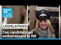 Législatives : à quelques jours du second tour, ces candidats qui embarrassent le RN • FRANCE 24