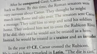 Julius Caesar: Crossing the Rubicon