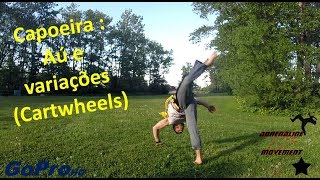 Capoeira acrobatics : basic cartwheels variations - GoProHD