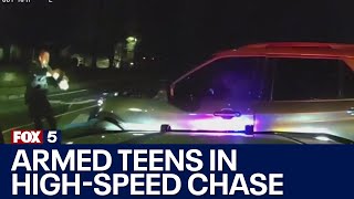 High-speed chase between armed teens and police | FOX 5 News