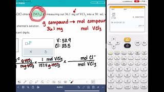 ALEKS: Calculating ion molarity using solute mass