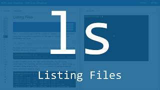 The Linux Command Tutorial: The ls Command