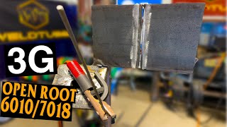 3G Open Root Test by a Welding Student | 6010-7018