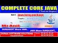Core Java -java.lang.package-String class - predefined and customized trim() method Part - 3