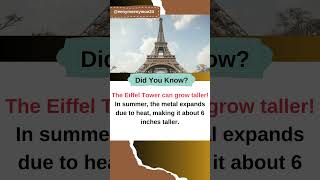 DidYouKnow series: 23 - Surprising Facts for Little Explorers continues! #didyouknow #eiffeltower