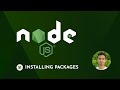 Node.js Tutorial - 51 - Installing Packages