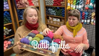 Lankakauppa Butik frillan neuleaiheinen Youtube-kanava 16.10.2024