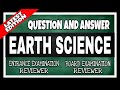 Entrance Examination Reviewer | Common Questions with Answer in Earth Science