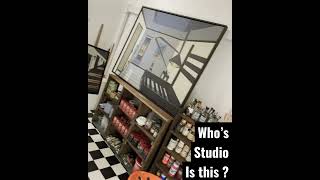 Who’s studio is this? #artists #artstudio #guesswho #startthemearly