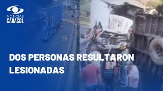 Video de aparatoso accidente en el Alto de la Línea, vía Cajamarca – Ibagué