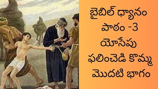 యోసేపు ఫలించెడి కొమ్మ (మొదటి భాగం) Joseph is a fruitful bough