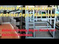 Cara Membuat Laci Kabinet Aluminium Drawer // How To Make Aluminium Drawer