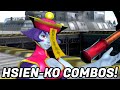 UMVC3 - HSIEN-KO SOLO COMBOS!