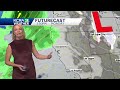 timing out rain and snow through the weekend across northern california