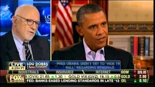 Obama Changes His Position On "Fundamentally Transforming" U.S. - Lou Dobbs