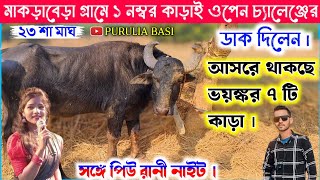 ২৩ শা মাঘ মাকড়াবেড়া গ্ৰামে ওপেন চ্যালেঞ্জের ডাক দিলেন !! আসরে থাকছে ভয়ঙ্কর ৭ টি কাড়া !! #makrabera