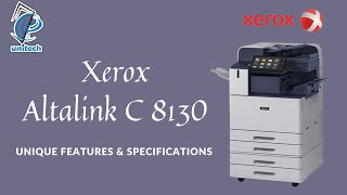 Xerox Altalink C8130 Specification \u0026 Unique features