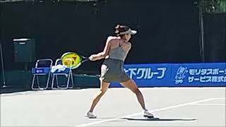 ２０２２年全仏オープン混合ダブルス優勝・柴原瑛菜のリターン＆ストローク　ジャパンオープンテニス２０２４女子シングルス　Ena Shibahara　JAPAN OPEN TENNIS 2024